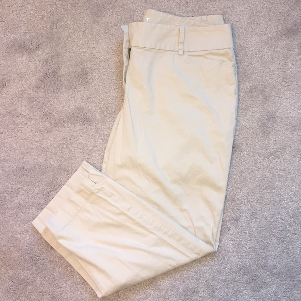 Loft Khaki Capri Pant